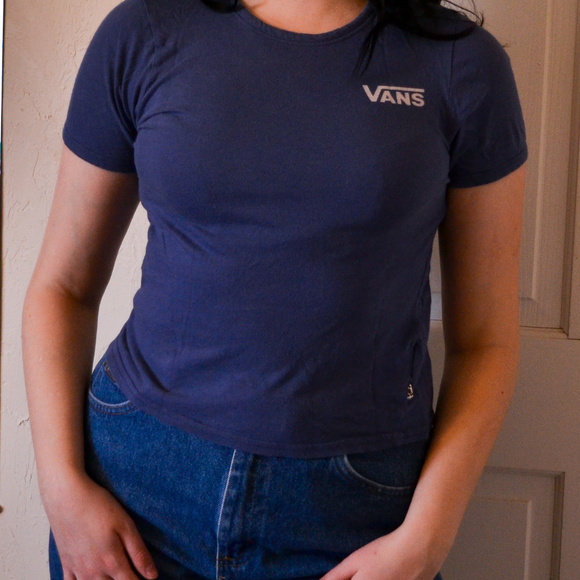 Vans Tops - Van's Cropped Graphic Tee
